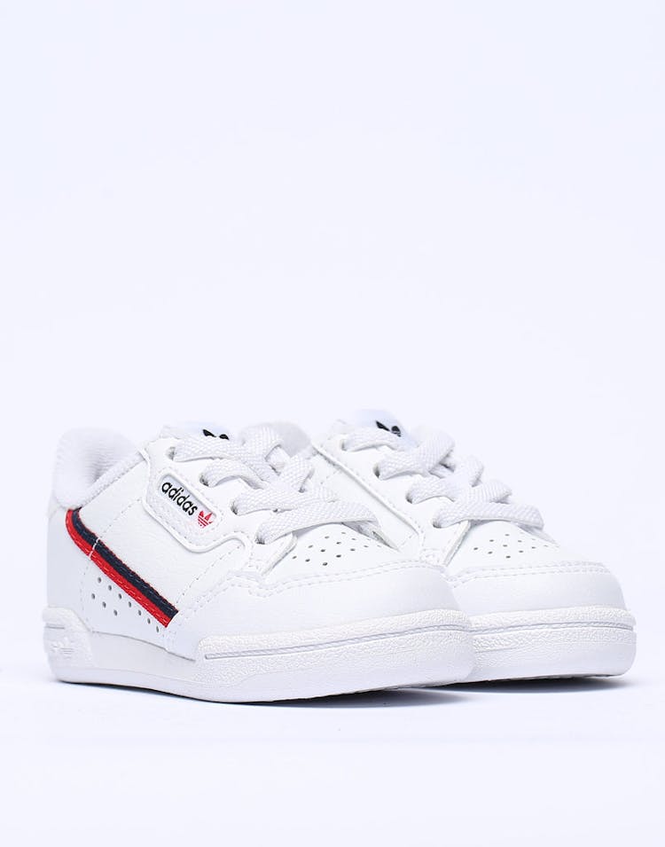 Adidas Toddler Continental 80 White/Red/Navy