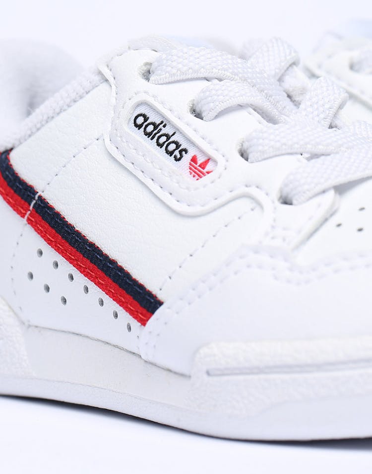 Adidas Toddler Continental 80 White/Red/Navy