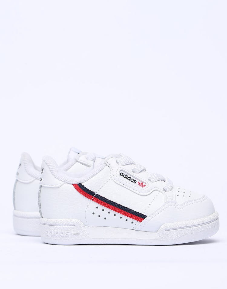 Adidas Toddler Continental 80 White/Red/Navy