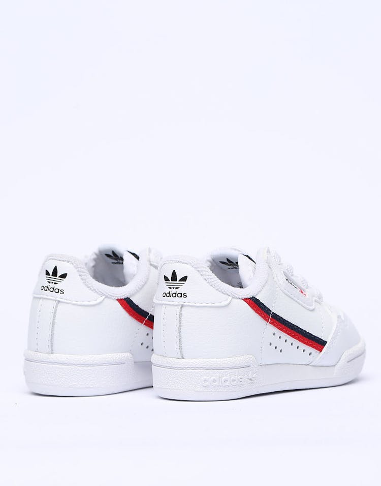 Adidas Toddler Continental 80 White/Red/Navy