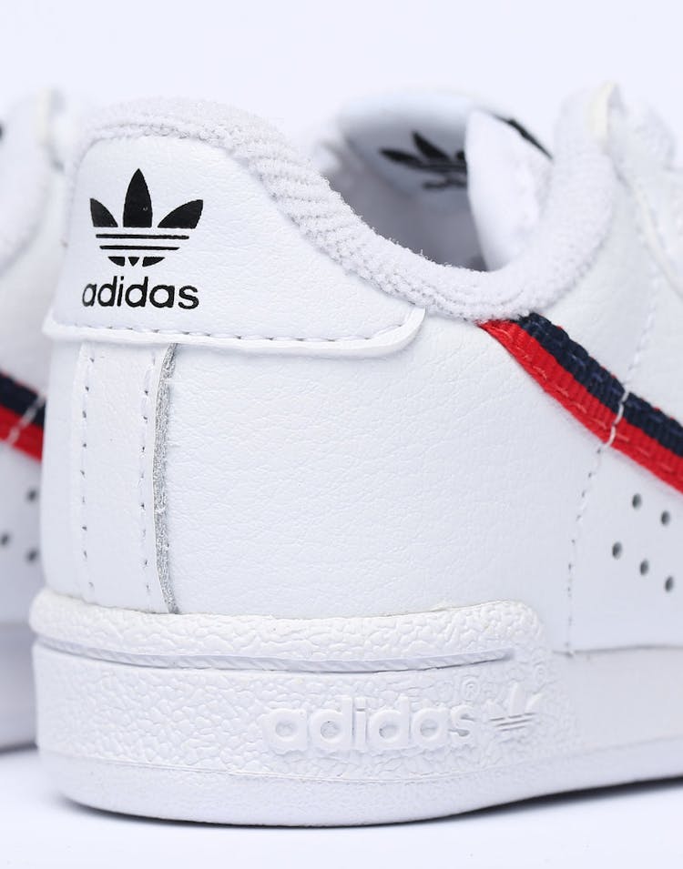 Adidas Toddler Continental 80 White/Red/Navy