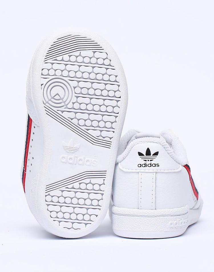 Adidas Toddler Continental 80 White/Red/Navy
