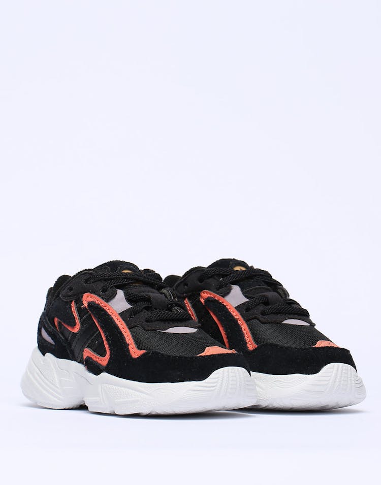 Adidas Toddler Yung-96 Chasm EL I Black/White/Orange