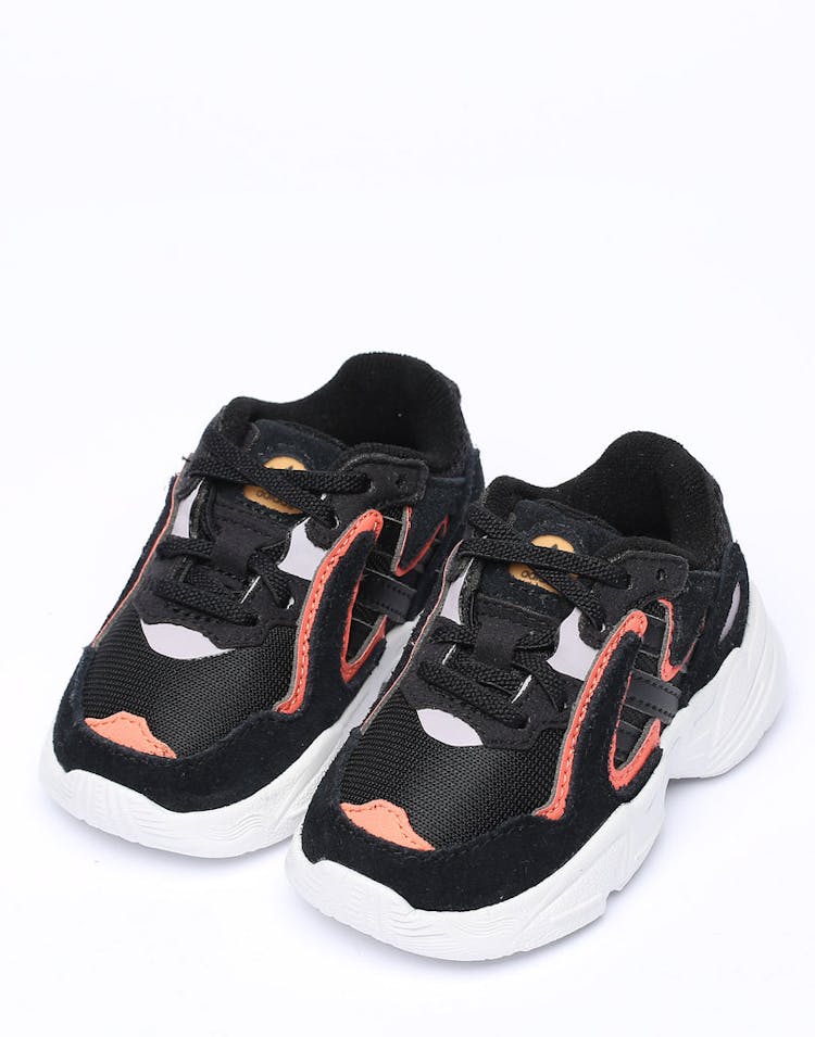 Adidas Toddler Yung-96 Chasm EL I Black/White/Orange