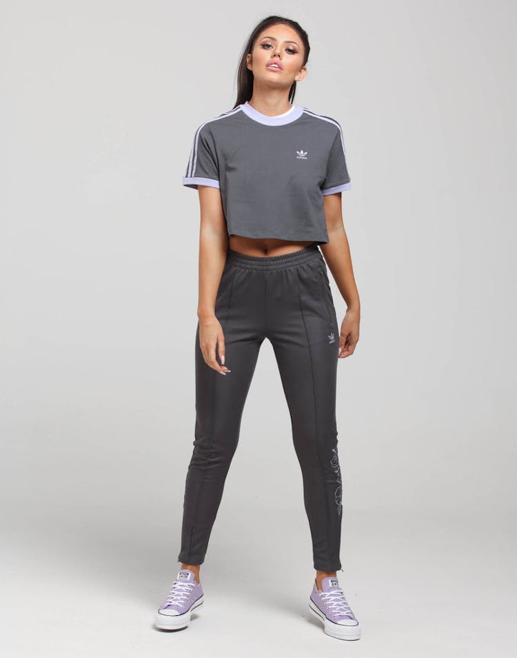 Adidas Women's Cropped Tee Grey