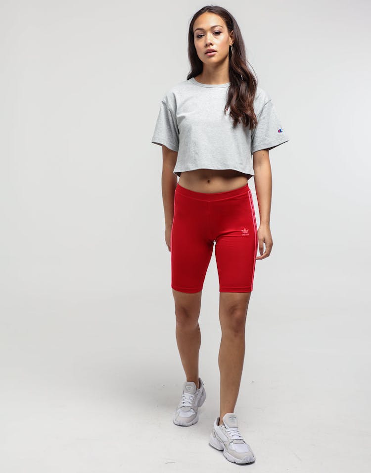 Adidas Women's Cycling Shorts Scarlet