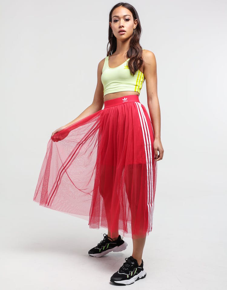 Adidas Women's Tulle Skirt Pink