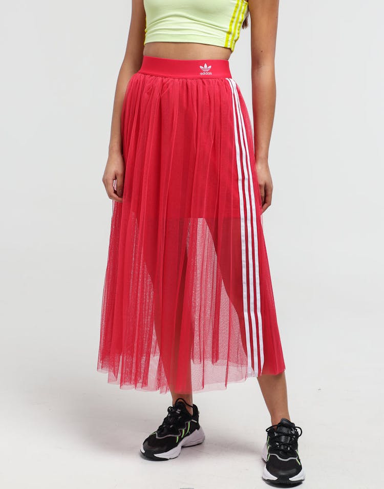 Adidas Women's Tulle Skirt Pink