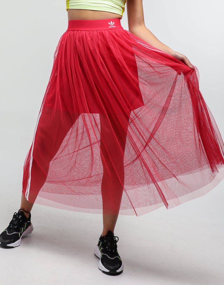 Adidas Women's Tulle Skirt Pink