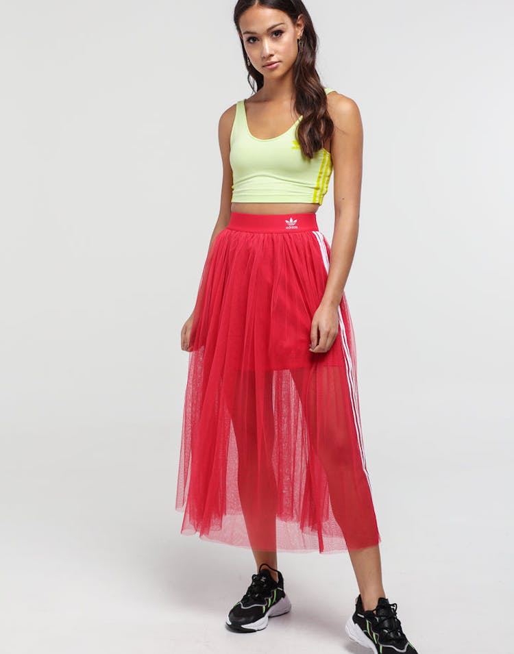 Adidas Women's Tulle Skirt Pink