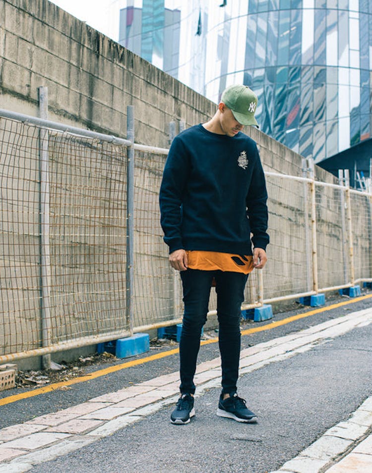 Rock Hand Crew Black