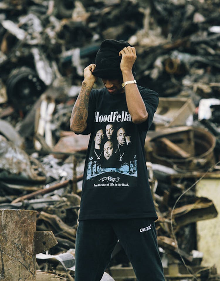 Hoodfellas SS T Black