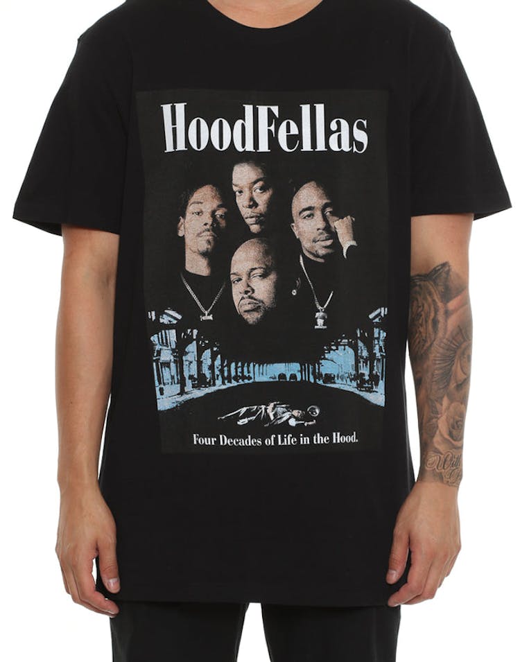 Hoodfellas SS T Black