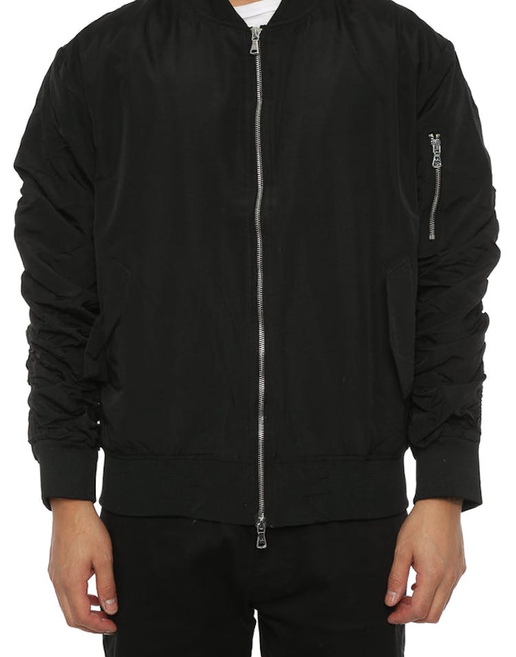 Lifted Anchors Bird Bomber Jacket Black
