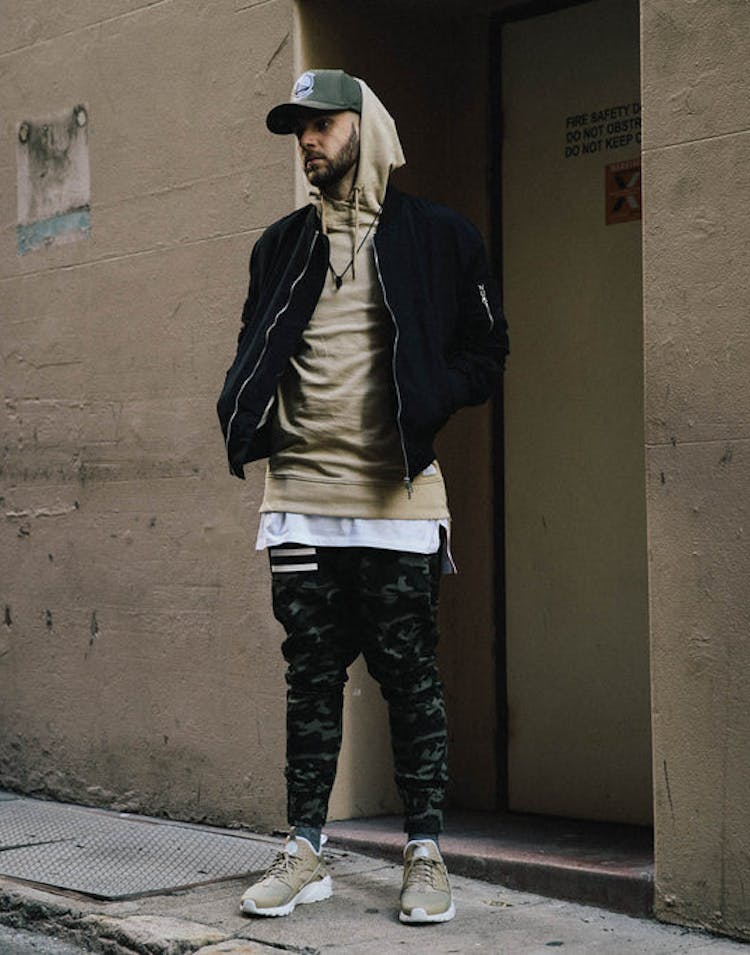 Lifted Anchors Bird Bomber Jacket Black