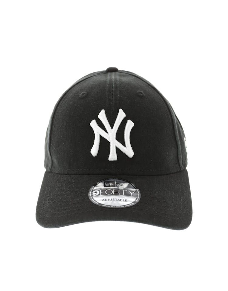 New Era Yankees Washed 9FORTY Strapback Black/white