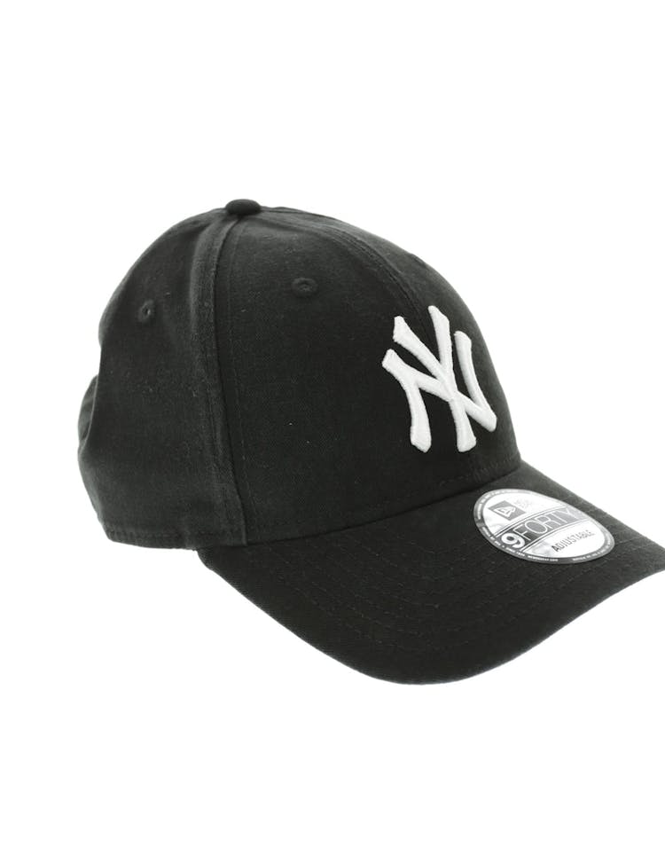 New Era Yankees Washed 9FORTY Strapback Black/white