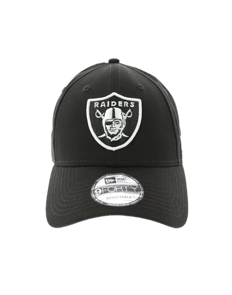 New Era Raiders 9FORTY Strapback Black/white