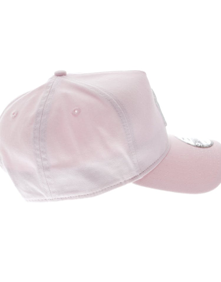 New Era Yankees 9FORTY A-Frame Washed Snapback Pink/white