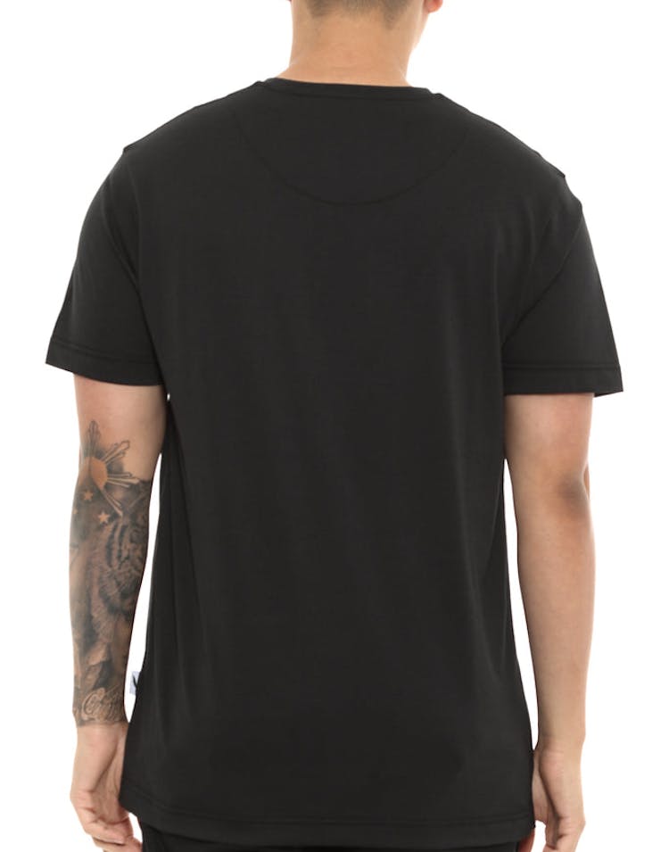 Publish Short Sleeve Plain Tee Black