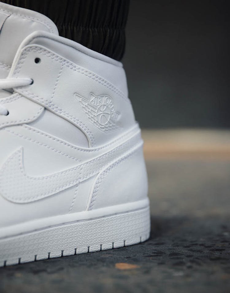 Jordan Air Jordan 1 Mid White/white