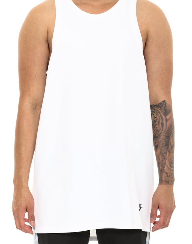 Nike Tech Fleece Tank White/black/black
