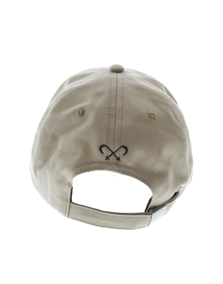 Invader Precurve Strapback Tan
