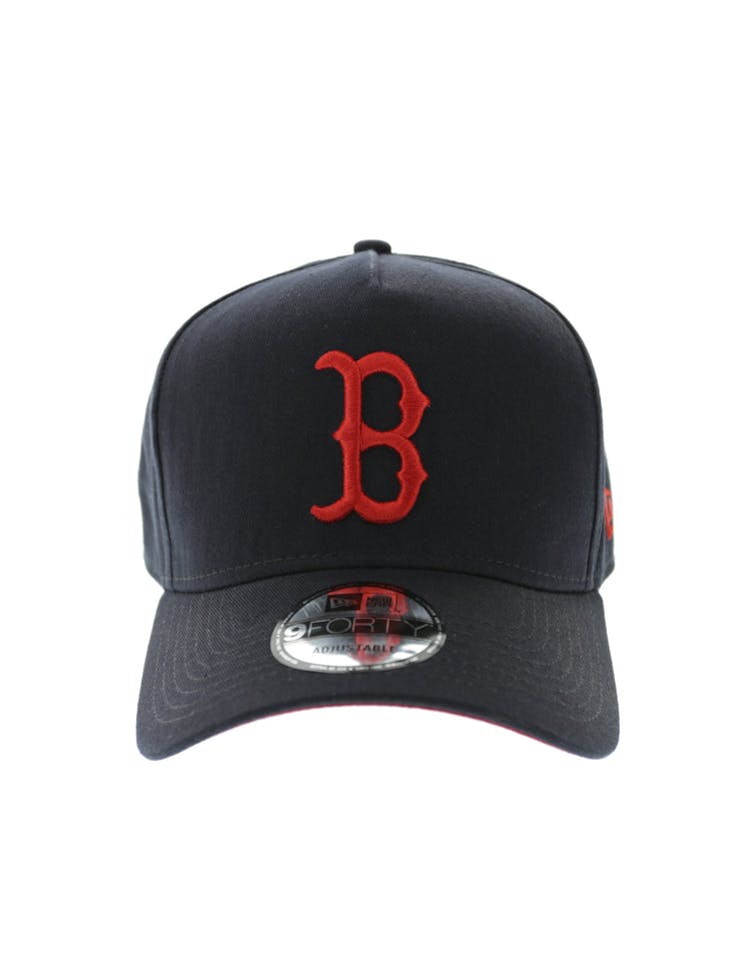 New Era Red Sox 9FORTY A-Frame Snapback Navy/scarlet