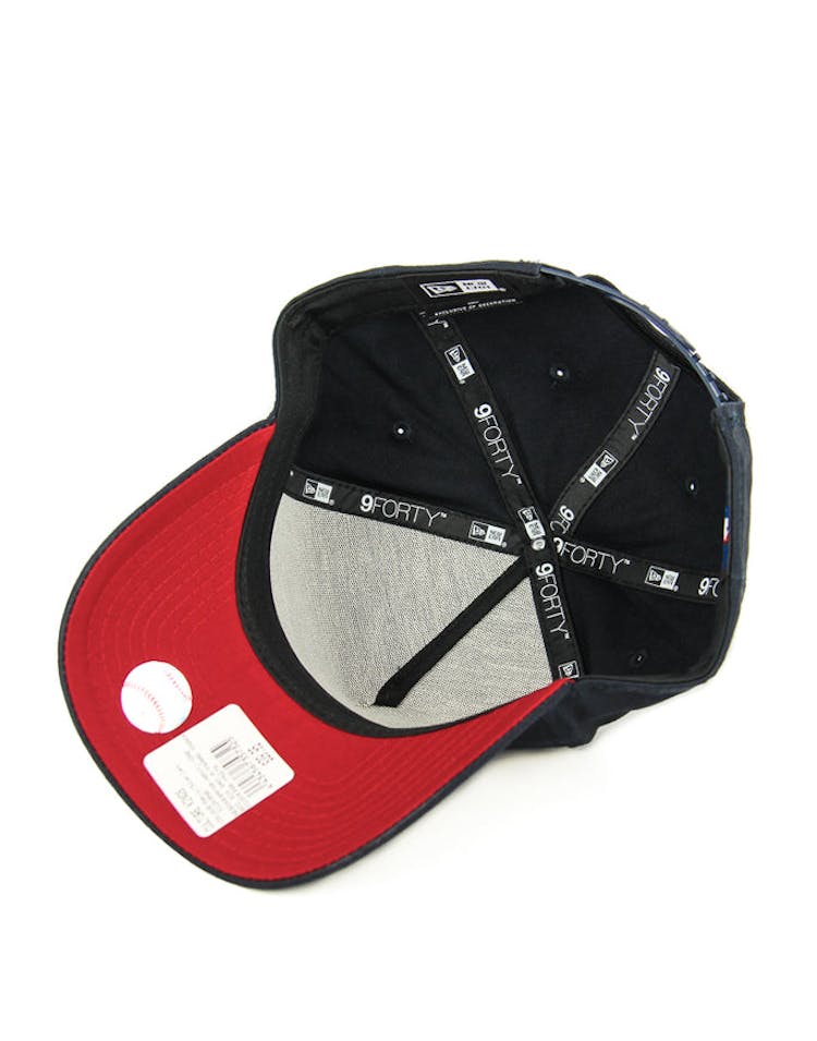 New Era Red Sox 9FORTY A-Frame Snapback Navy/scarlet