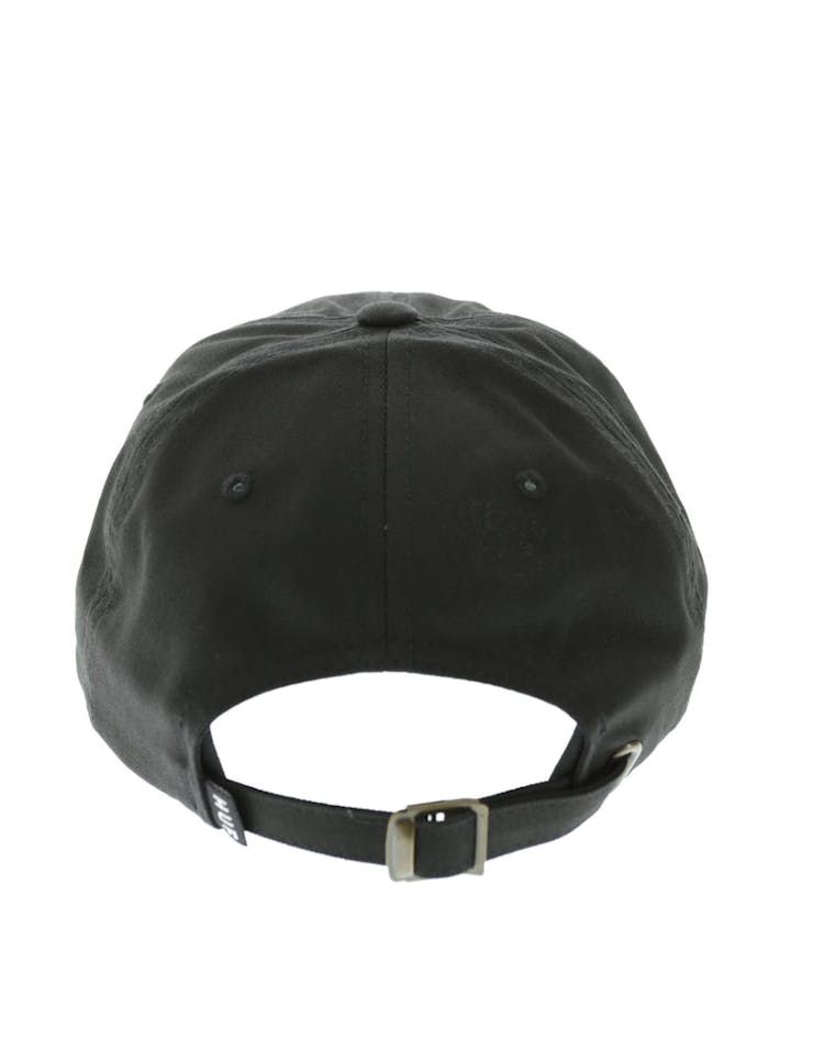 Huf Script Curved 6 Panel Strapback Black