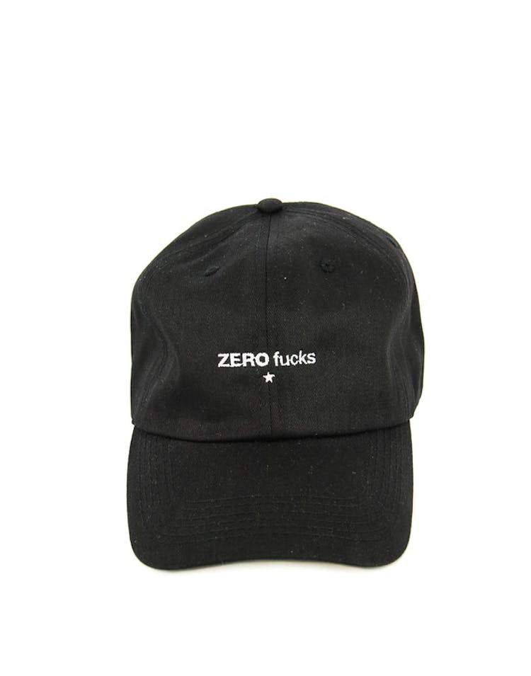 Goat Crew Zero F**ks Strapback Black