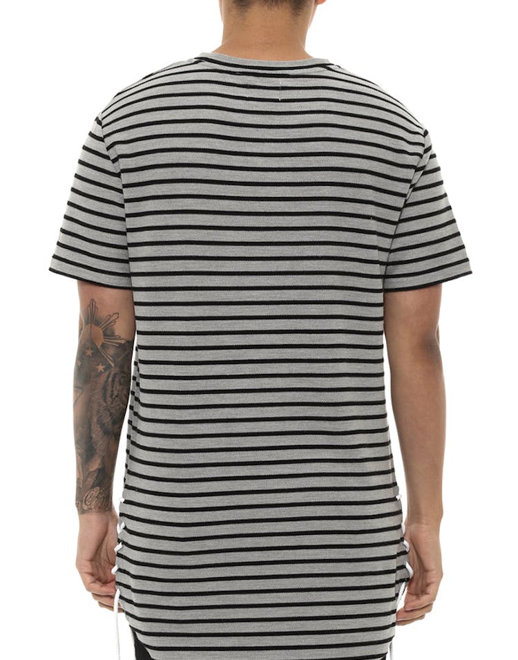 Saint Morta SM Division Rope Tee Grey Heather/black