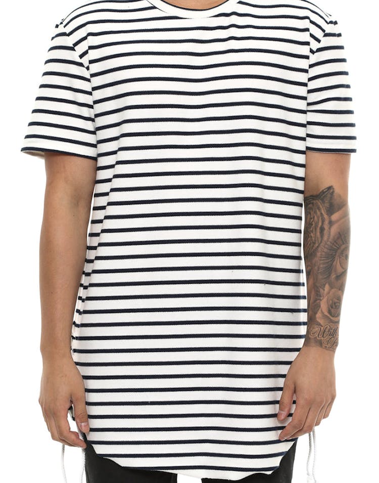 Saint Morta SM Division Rope Tee White/navy
