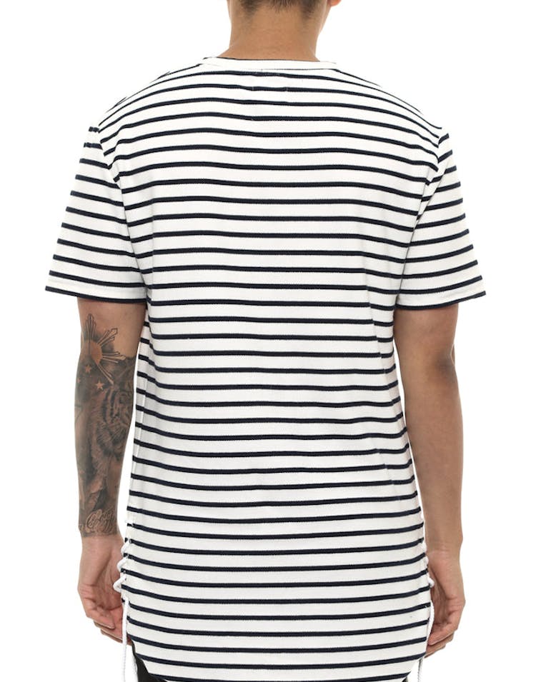 Saint Morta SM Division Rope Tee White/navy