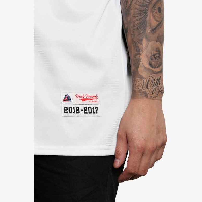 Black Pyramid Home Team Football Jersey White