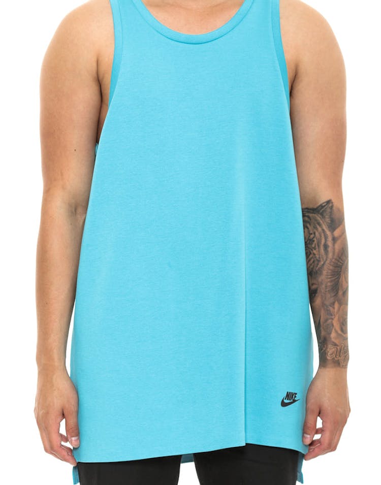 Nike Tech Fleece Tank Aqua/Black