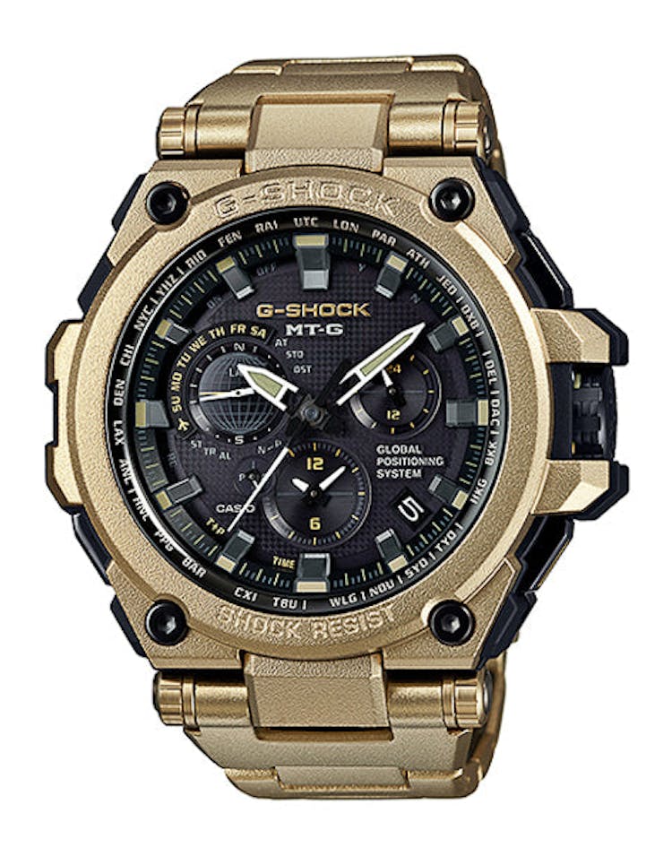 G-Shock MTG-G1000RG GPS Hybrid Gold
