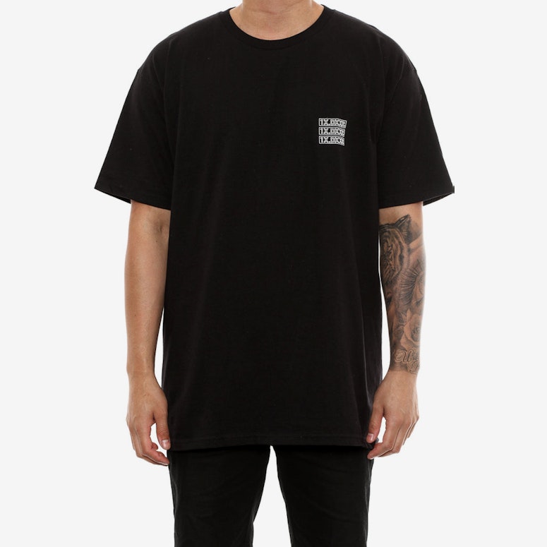 10 Deep Triple Stack Tee Black