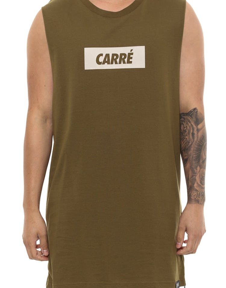 Carré incline Capone 2 Muscle Tee Olive