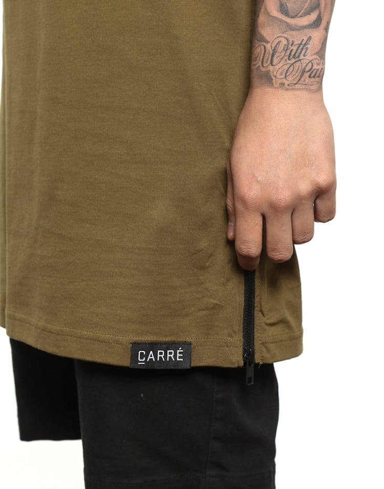 Carré incline Capone 2 Muscle Tee Olive