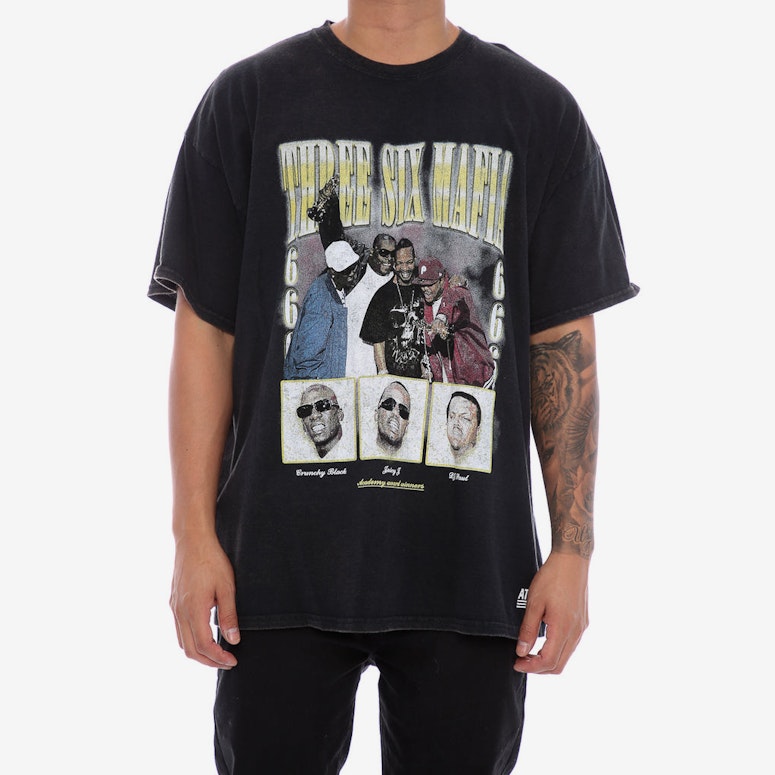 American Thrift Three Six Mafia Vintage Tee Black