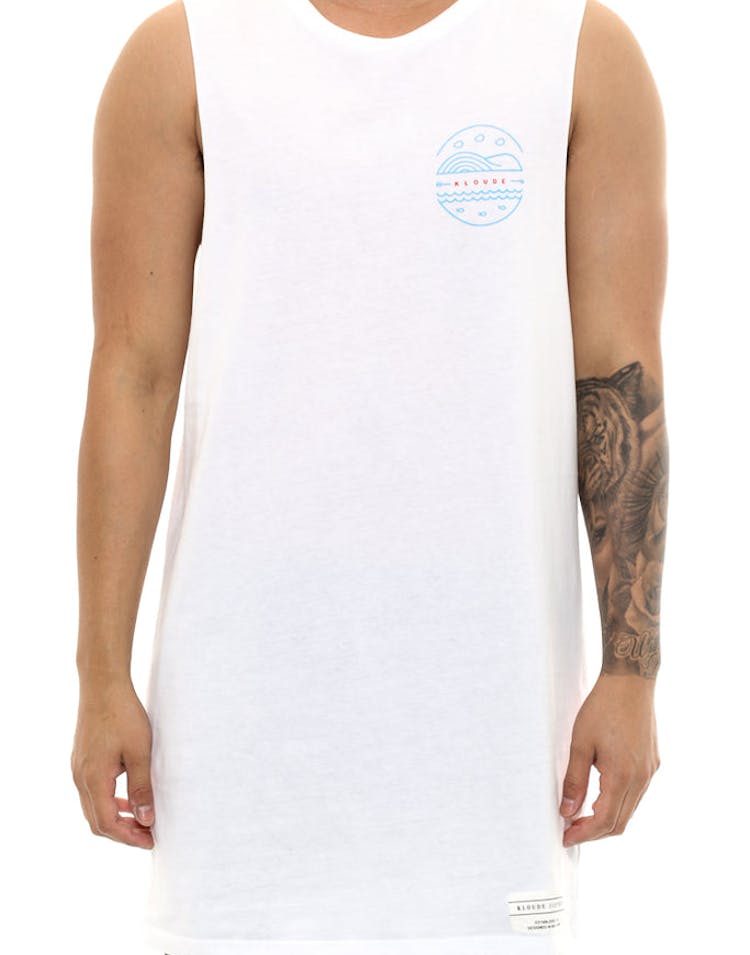 Kloud Clothing Sci Fi Tank White