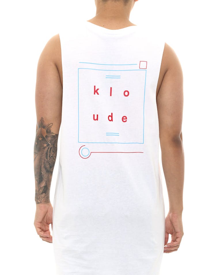 Kloud Clothing Sci Fi Tank White
