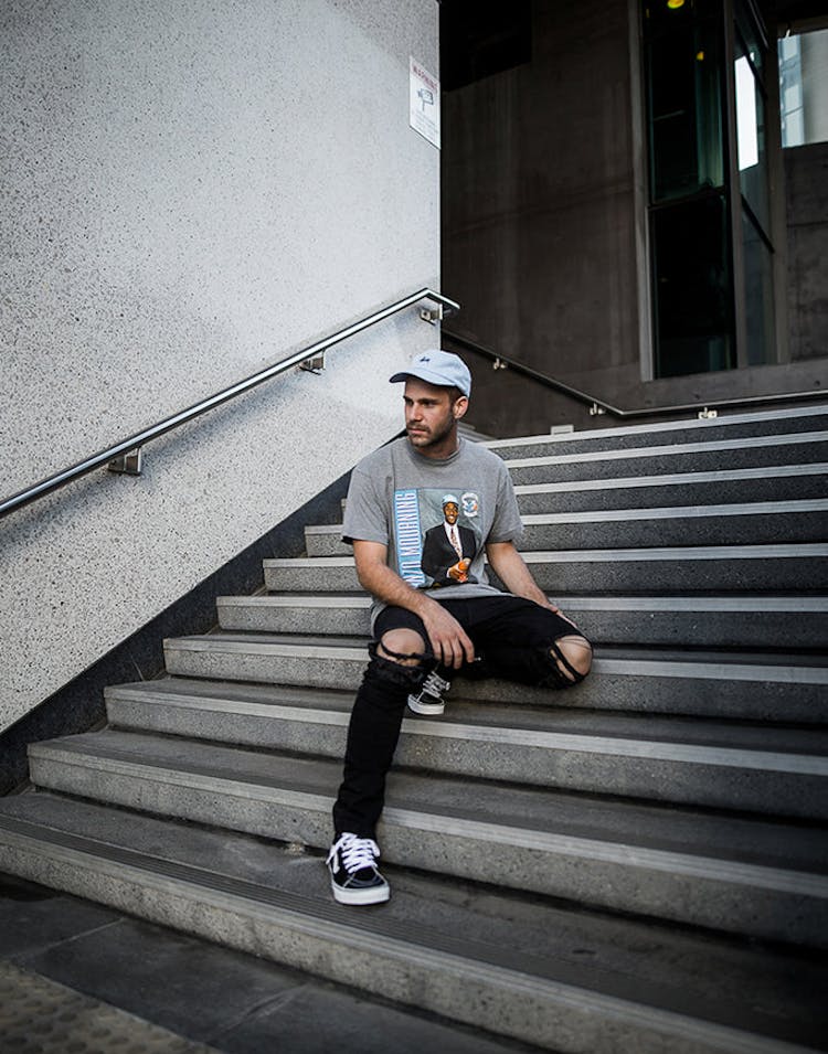 Other UK Clothing Limited Blownout Denim Black