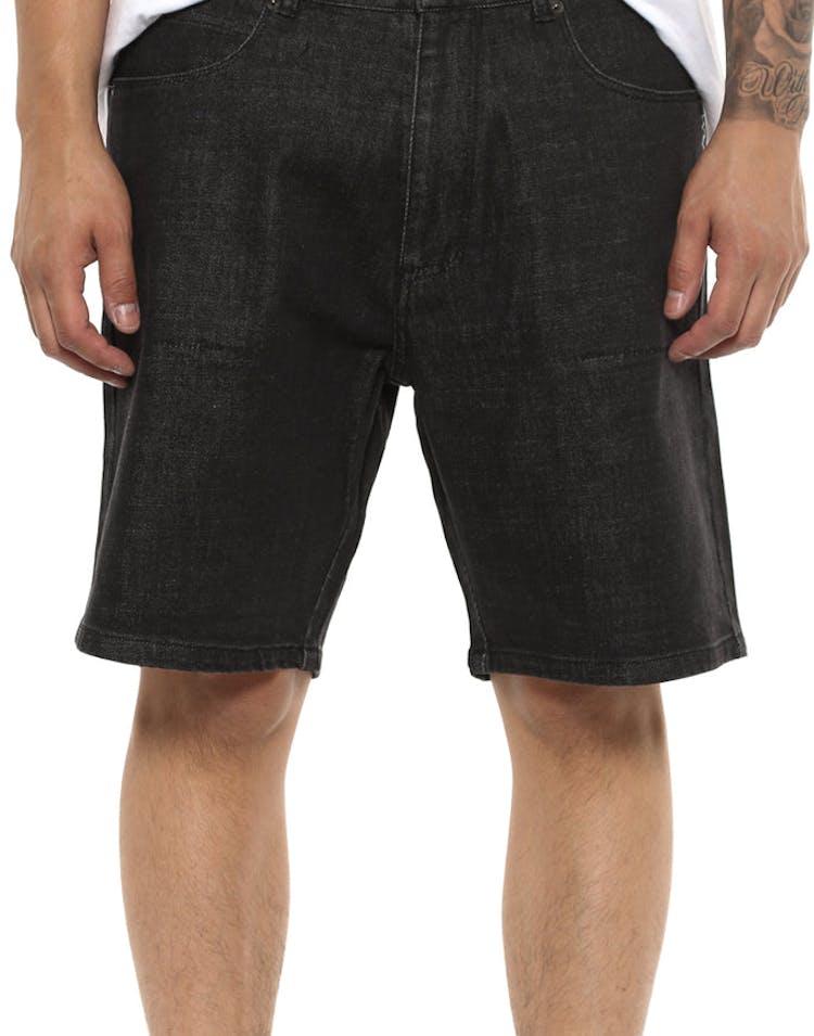 Shaun Johnson The Adam Short Black Denim