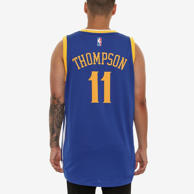 Adidas Performance Warriors 11 Thompson Swingman Jersey Royal Blue