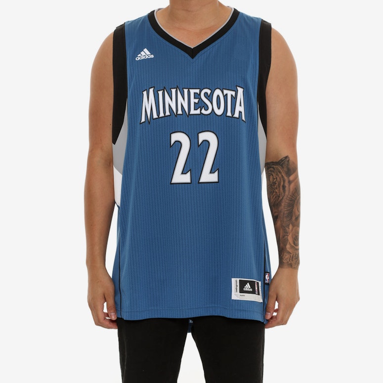 Adidas Performance Minnesota Timberwolves 22 Andrew Wiggins Blue