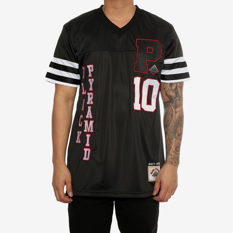 Black Pyramid Stay Classy Football Tee Black