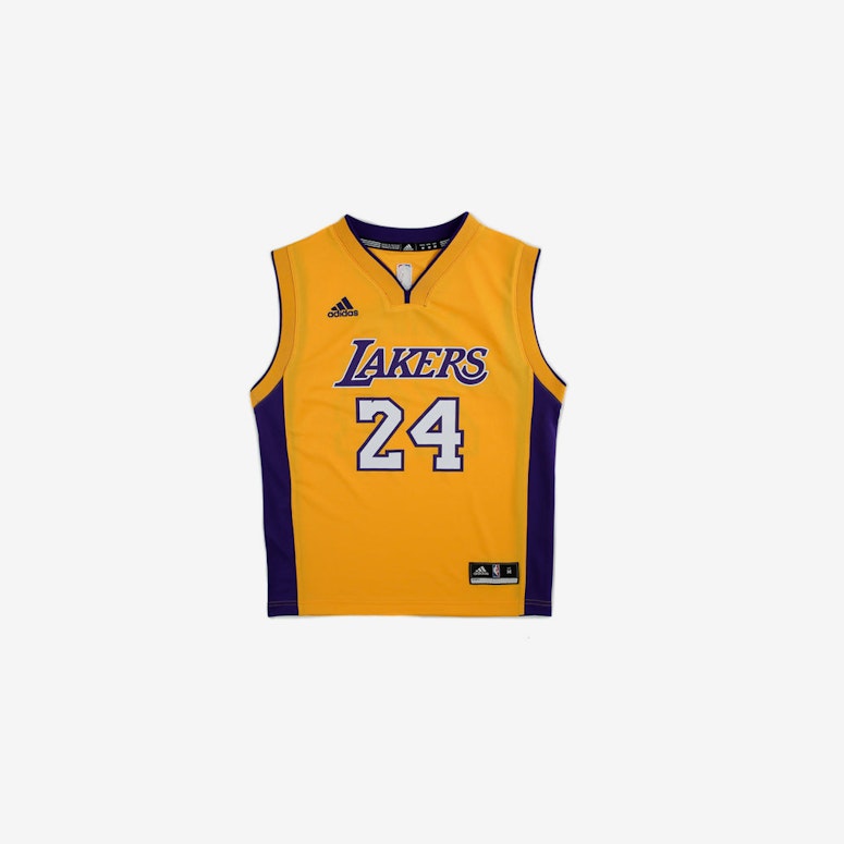Adidas Performance NBA Los Angeles Lakers Kobe Bryant Youth Jersey '24' Yellow