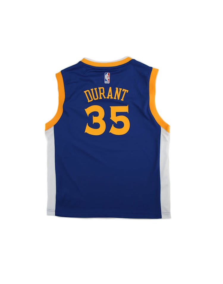 Adidas Performance NBA Golden State Warriors Kevin Durant Youth Jersey '35' Blue